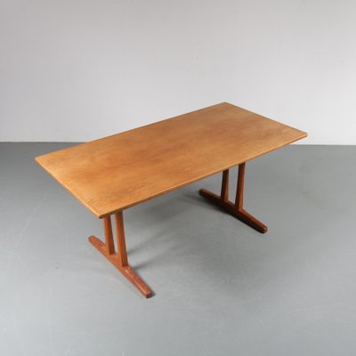 Danish Oak Shaker Dining Table By Borge Mogensen For Fdb Mobler