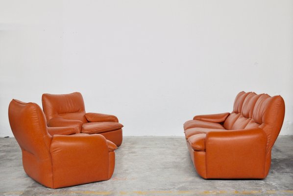 Italian Leather Living Room Set By, Italian Leather Living Room Sets
