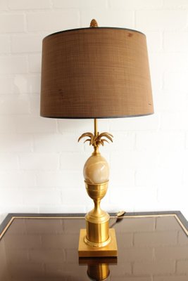 French Brasarble Table Lamp From, Tubular Marble Table Lamp