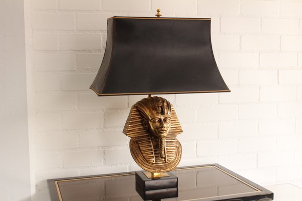 Lamp and from Table Maison Brass Silk Jansen1960s hCxQdtsr