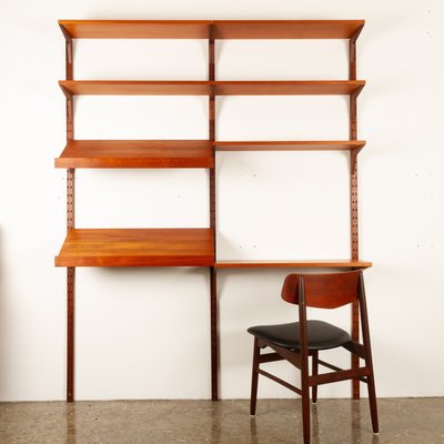 Danish Teak Wall Unit By Poul Cadovius For Cado 1960s At