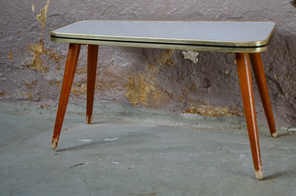 Table D Appoint Ou Support Pour Plante Vintage En Hetre 1950s En