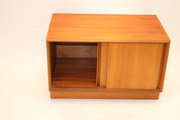 Mid Century Teak Cabinet With Sliding Doors From G Plan 1960s For