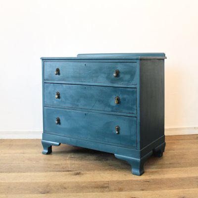 Mid Century Teal Wooden Dresser 1960s For Sale At Pamono