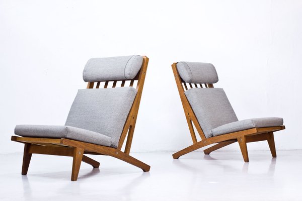 Moderne Danische Ge 375 Sessel Von Hans J Wegner Fur Getama 1960er 2er Set Bei Pamono Kaufen