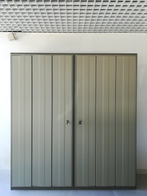 Italian Standard Metal Wardrobe From Olivetti Synthesis 1970s For