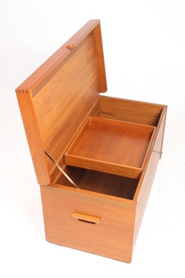 Danish Teak Blanket Chest by Kai Kristiansen for Aksel Kjersgaard