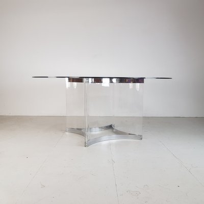 Italian Gl Lucite Dining Table By Alessandro Albrizzi 1970s Italian Gl Lucite Dining Table By Alessandro Albrizzi 1970s