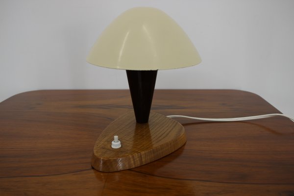 Aluminum And Wood Table Lamps 1950s Set Of 2 Aluminum And Wood Table Lamps 1950s Set Of 2
