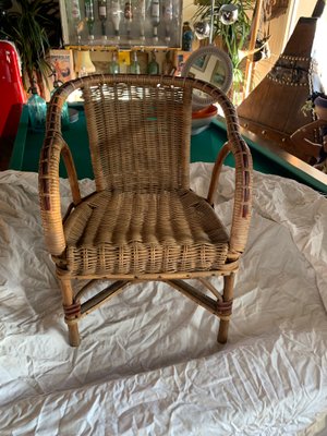 Vintage Rattan Armchair For At Pamono Vintage Rattan Armchair For At Pamono