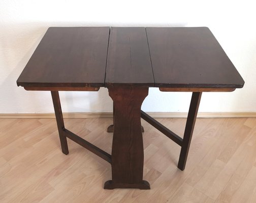 Antique Softwood Folding Table For Sale At Pamono