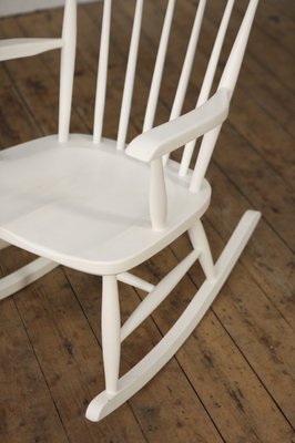 White Rocking Chair 1960s For At Pamono White Rocking Chair 1960s For At