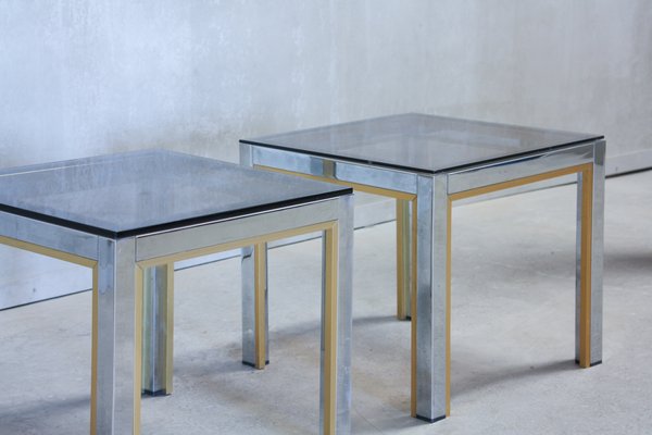 chrome lamp tables