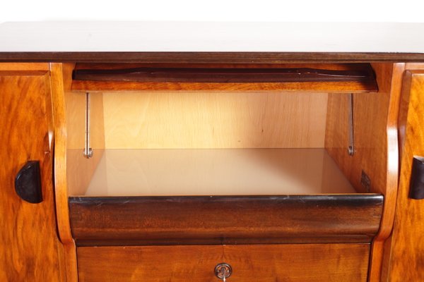 Mid Century Bar Or Record Player Cabinet Jindrich Halabala For