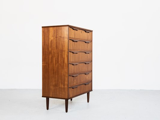 Mid Century Teak 6 Drawer Dresser By Klaus Okholm 1960s For Sale