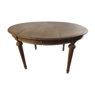 Antique Empire Style Oval Dining Table