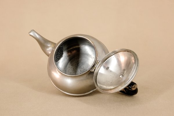 Nickel Plate Vintage Tea Pot