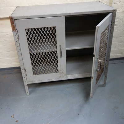 Vintage Industrial 2 Door Bank Locker Cabinet For Sale At Pamono