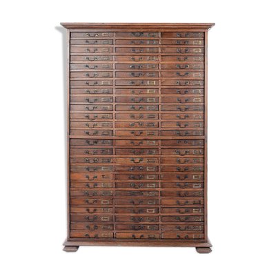 Vintage Optician S 75 Drawer Cabinet 1940s For At Pamono Vintage Optician S 75 Drawer Cabinet