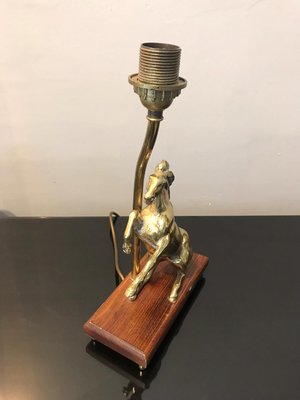 vintage horse table lamp