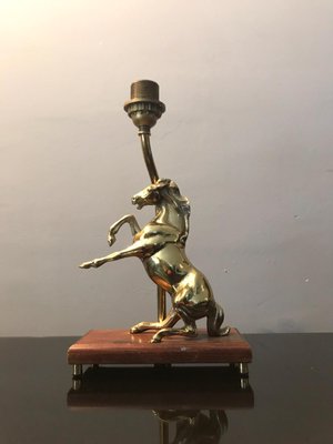 Paire de lampe photophore a pendeloques socle en laiton XX siècle