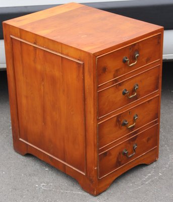 Walnut 2 Drawer Filing Cabinet 1960s For Sale At Pamono