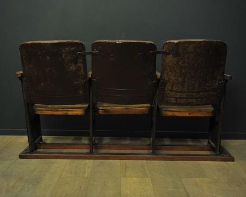 Banc De Cinema 3 Places 1940s En Vente Sur Pamono