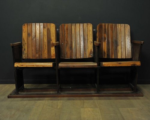 Banc De Cinema 3 Places 1940s En Vente Sur Pamono