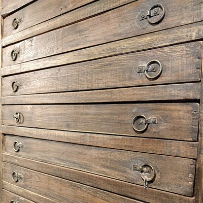 Wood Metal Filing Cabinet 1940s For Sale At Pamono
