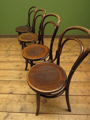 Antique Bentwood Bistro Chairs From Apm Set Of 4 For Sale At Pamono