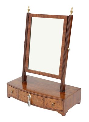 Antique Mahogany And Walnut Dressing Table Mirror For Sale At Pamono