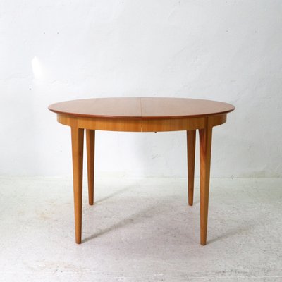 Tavolo Da Pranzo Vintage Allungabile In Legno Di Ciliegio Di Alma Möbel Anni 60