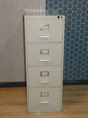 Vintage Industrial Filing Cabinet For Sale At Pamono