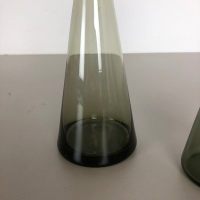 Vintage German Turmalin Vases By Wilhelm Wagenfeld For Wmf 1960s Set Of 2 - 