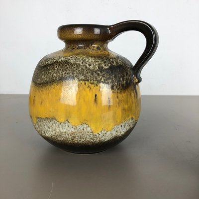 Model 484-21 Ceramic Fat Lava Vases from Scheurich, 1970s, Set of