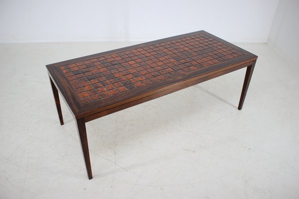 Danish Rosewood Ceramic Tile Coffee Table 1960s For At Pamono - 70s Style Tiled Coffee Table Danish Rosewood Ceramic Tile Coffee Table 1960s For At Pamono - 70s Style Tiled Coffee Table