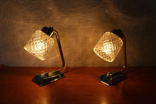 Vintage Art Deco Style Table Lamps Set Of 2 Vintage Art Deco Style Table Lamps Set Of 2