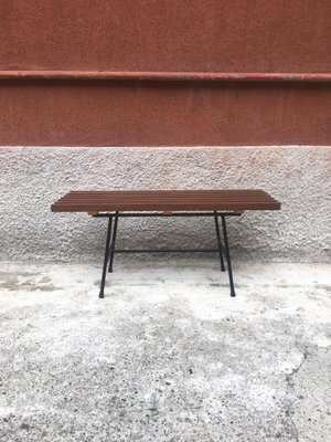 Italian Wood And Metal Bench 1950s For Sale At Pamono