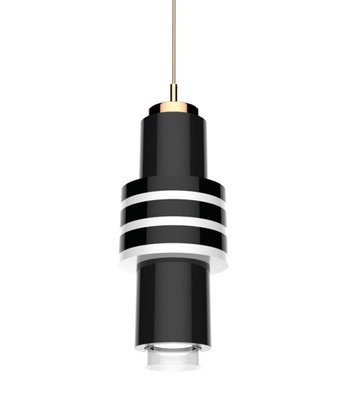 Ceramic And Blown Glass Ceiling Light