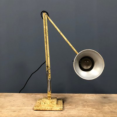 wooden anglepoise desk lamp
