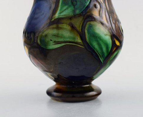 Vintage Danisg Glazed Stoneware Vase From Kahler For Sale At Pamono