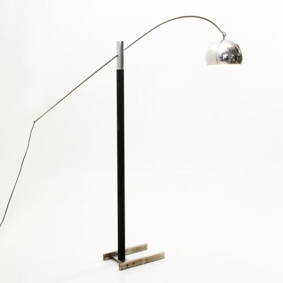Black And Chrome Floor Lamp 1970s For At Pamono Black And Chrome Floor Lamp 1970s For