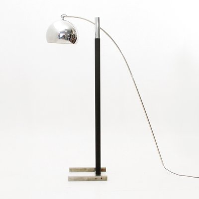 Black And Chrome Floor Lamp 1970s For At Pamono Black And Chrome Floor Lamp 1970s For