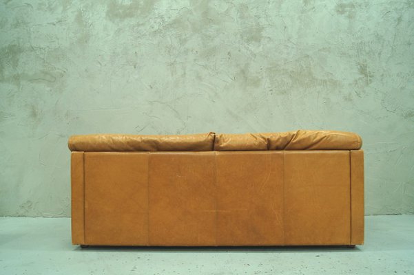 Vintage Swedish Aniline Leather Sofa, Aniline Leather Sofa Singapore