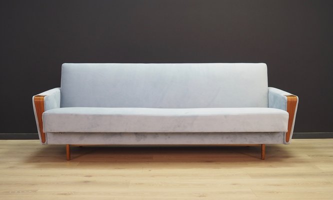 Danish Light Blue Sofa 1970s Danish Light Blue Sofa 1970s