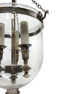 Antique Glass Ceiling Lamp With Candle Holders For Sale At Pamono