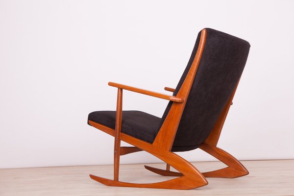 Sedia a dondolo nr. 97 Mid Century di G. Jensen per Kubus sedia a dondolo g