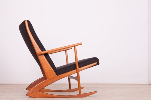 Sedia a dondolo nr. 97 Mid Century di G. Jensen per Kubus sedia a dondolo g