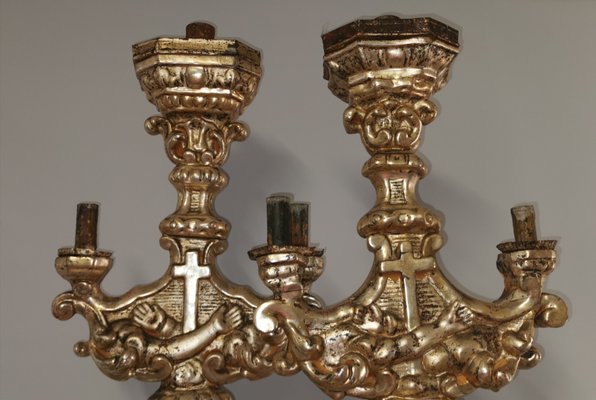 Candelabros En Madera Para Pared