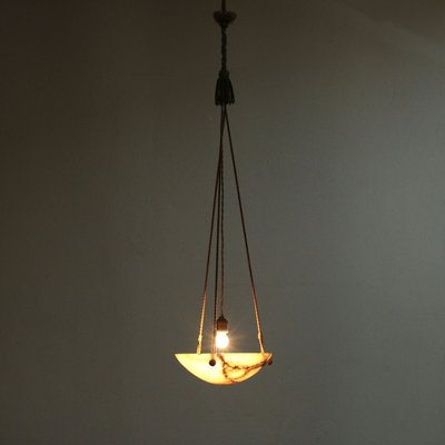 Antique Alabaster Ceiling Lamp For Sale At Pamono